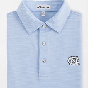 UNC Men's Micro-Stripe Polo